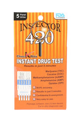 Inspector 420 5-Panel Urine Drug Test β THC/COC/mAMP/AMP/OPI - Discreet Smoker